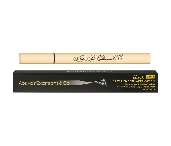 lash adhesive eyeliner black