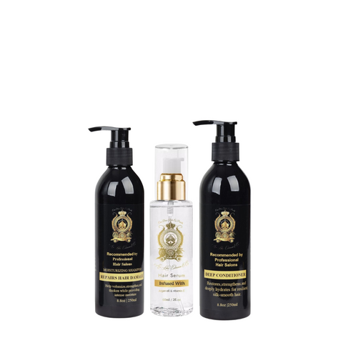 Ace Supreme Haircare Trio Hydrating, Strengthening & Smoothing Luxury Set