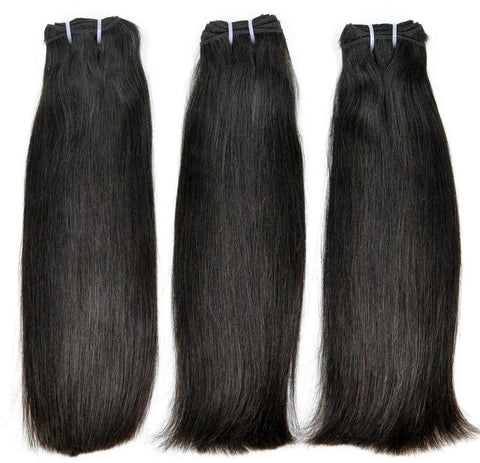 Human Hair Extensions 3 Bundle Deal Straight 