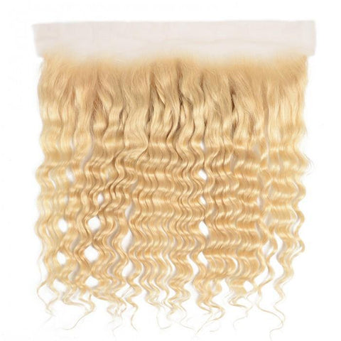 HD Lace Frontal Blonde Curly 13x4 - Ace Hair Extensions & Co
