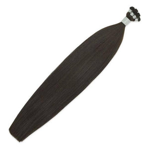 Hand-Tied Hair Extensions Dark Brown #2 - Ace Hair Extensions & Co