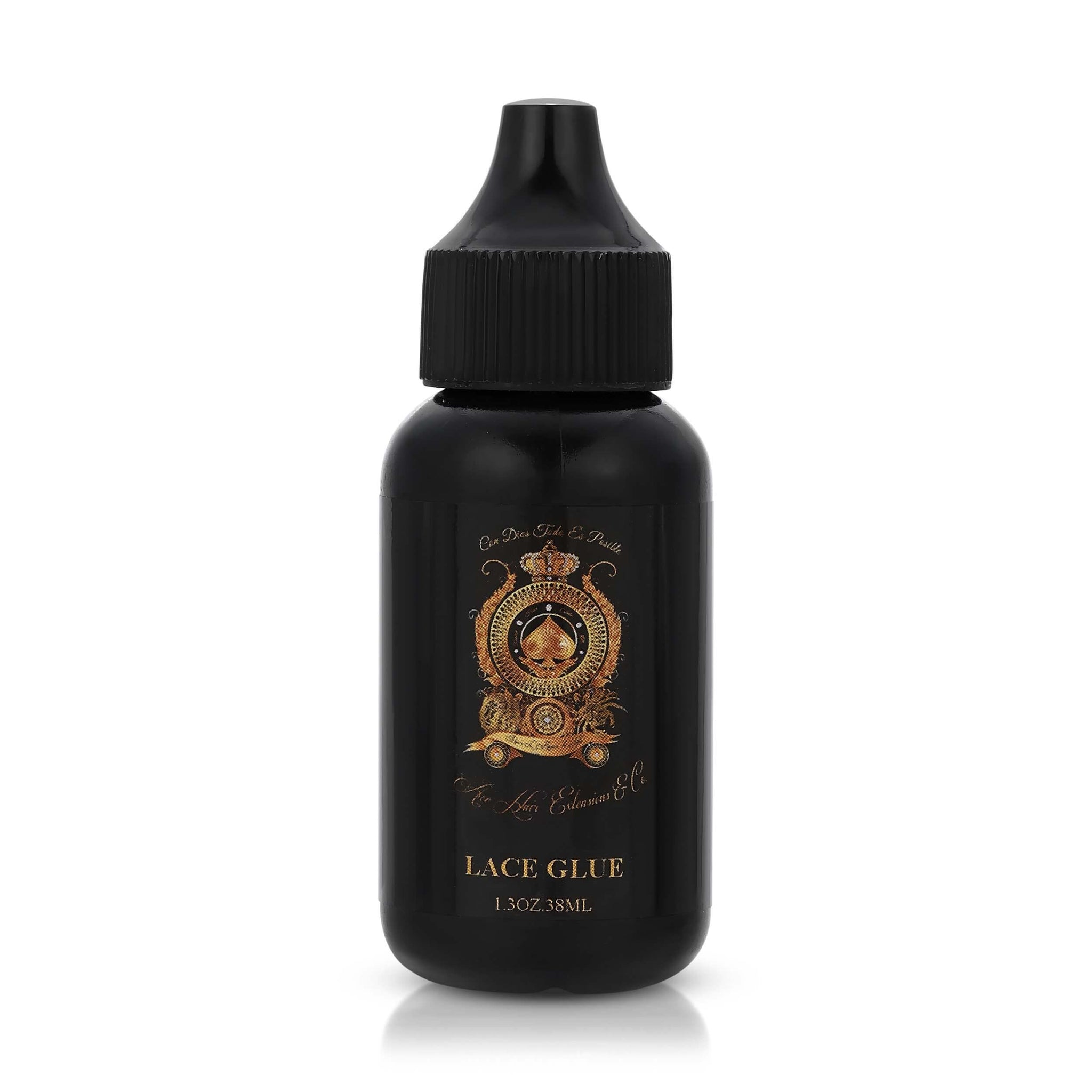 Lace Glue bottle of 1.3oz -black bottle  - Ace Hair Extensions & Co Hady lopez de Dowe melt down ghost bond  bold hold