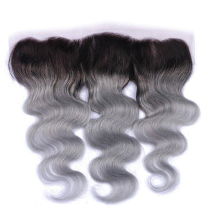 Lace Frontal Fearless Collection #1B/Grey - Ace Hair Extensions & Co