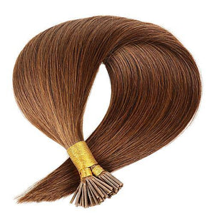 I-Tips Hair Extensions Chocolate Brown #4 - Ace Hair Extensions & Co