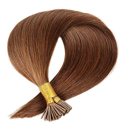 I-Tips Hair Extensions Chocolate Brown #4 - Ace Hair Extensions & Co