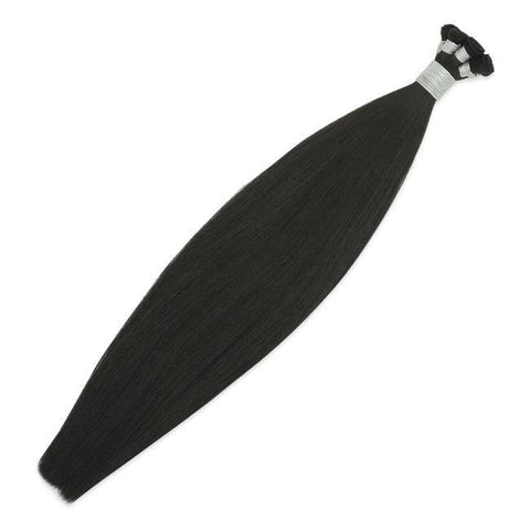 Hand-Tied Hair Extensions Off Black #1B - Ace Hair Extensions & Co