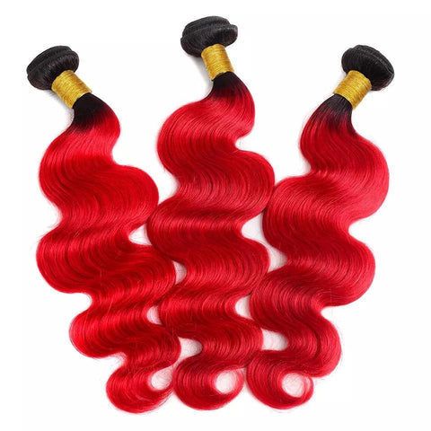 FEARLESS COLLECTION 1B/Red - Ace Hair Extensions & Co